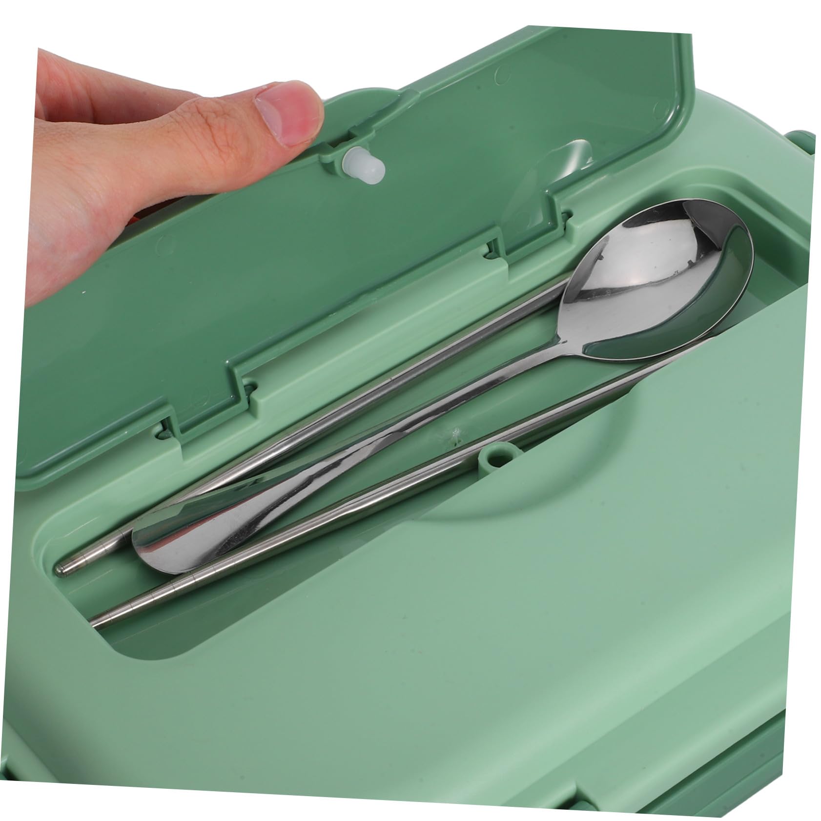 Alipis Fiambrera de Metal 1500ml de Acero Inoxidable con 4 Compartimentos