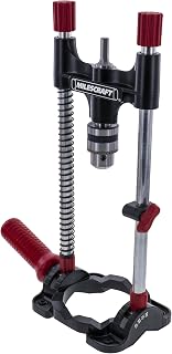 Milescraft 1318 DrillMate Portable Drillling Guide – Precision Drilling Jig Attachment for Drilling Angled or Straight Holes, Adjustable Drill Guide Attachment, Portable Drill Press with 3/8” Chuck