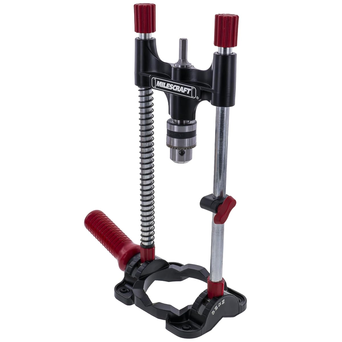 Milescraft 1318 3/8 Inches Drillmate Drill Guide With Chuck. Premium Pack,Black