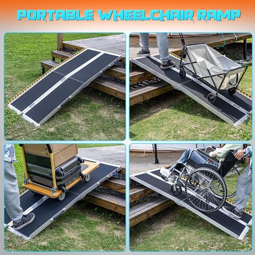 Portable Folding Mobility Ramp Aluminum