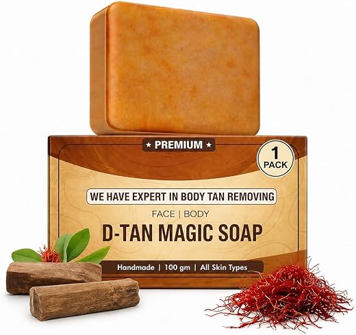 STORVEX Ultra-Magic Soap| Natural Tan Removal & Skin Brightening Bath Soap for Men & Women | Paraben & SLS Free Handmade S...