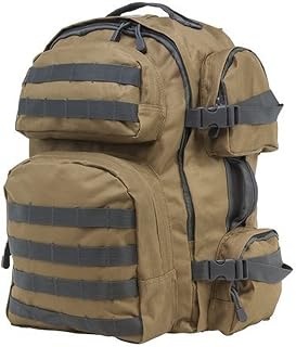NcSTAR NC Star CBTU2911, Tactical Backpack, Tan with Urban Gray Trim