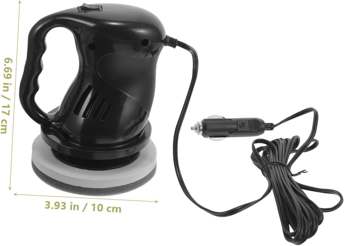 Zerodeko Ergonomic Handle Car Polisher Machine Car Buffer Sander Skid-Resistant