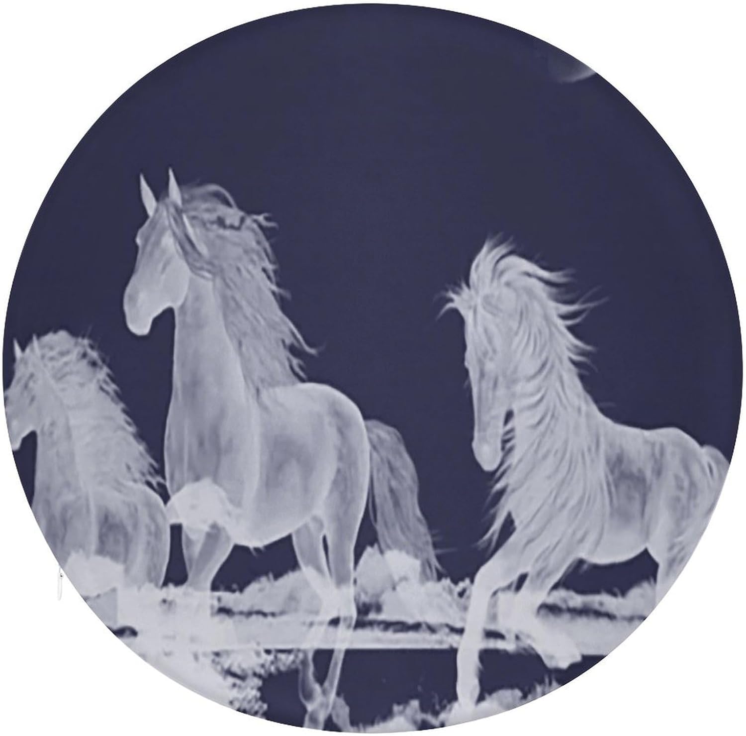 Galloping Horse Chair Cushions Floor Pillow Chair Pad