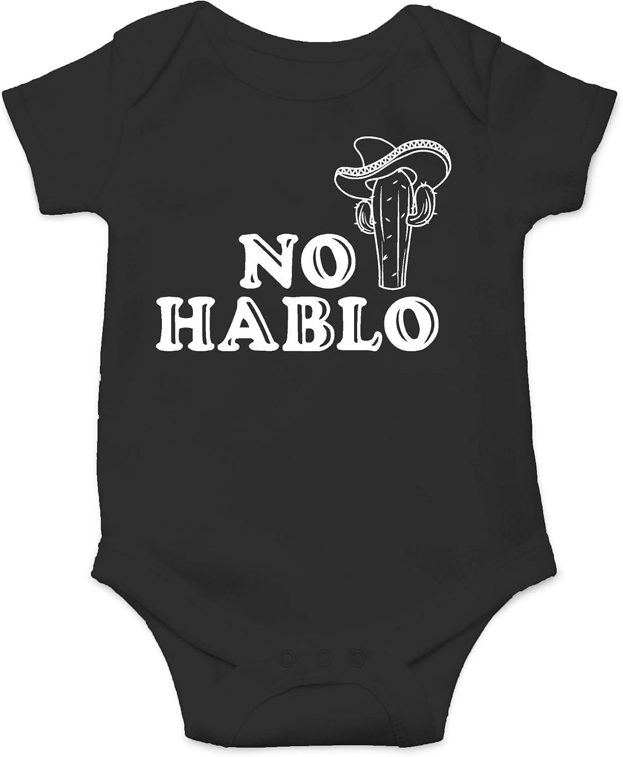 CBTwear No Hablo Espanol - Baby Clothes - Funny Newborn Bodysuit Outfits for Boys and Girls