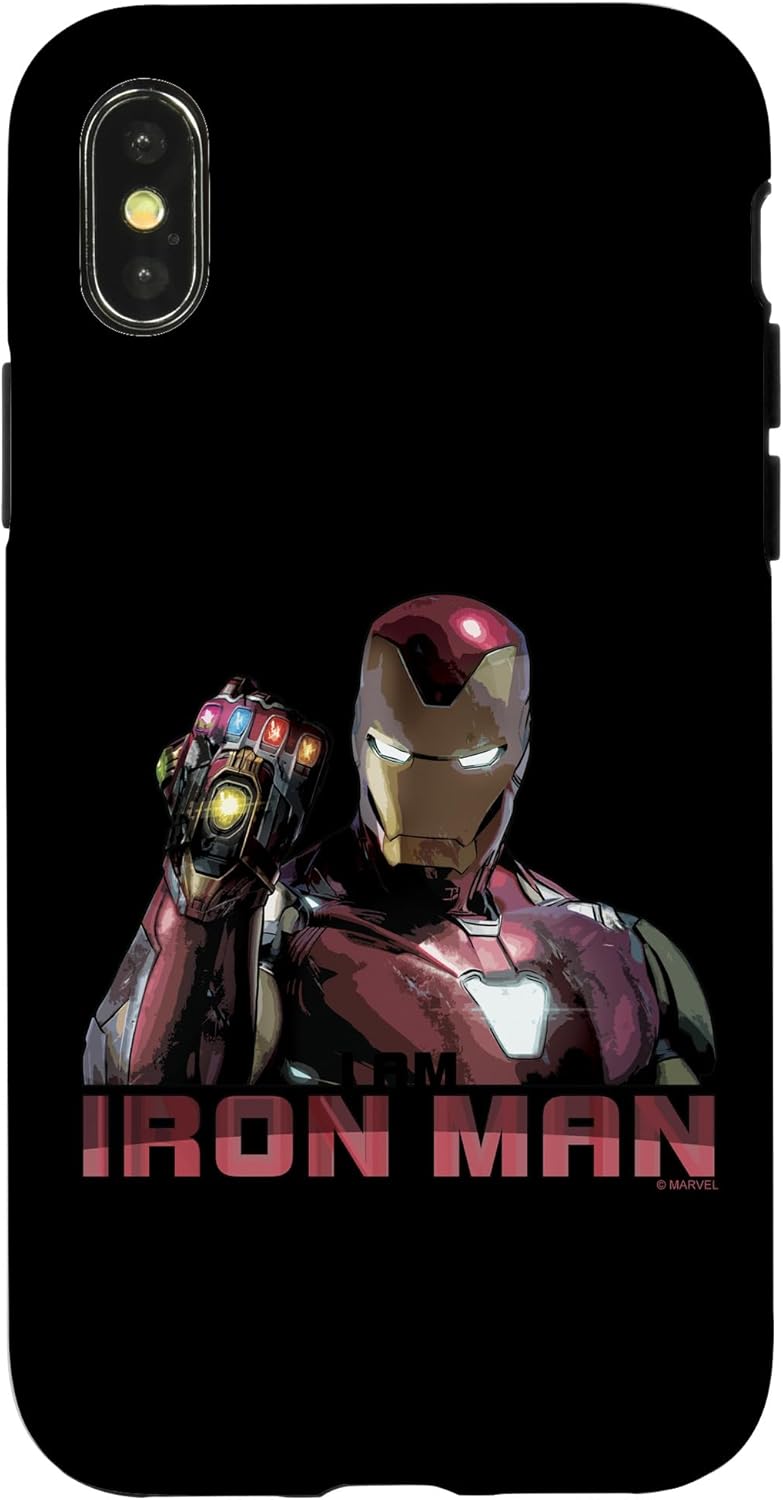 Marvel Avengers Iron Man Infinity Gauntlet Portrait Case for iPhone 13