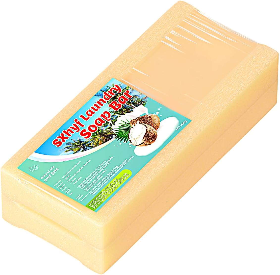 Sxhyf Laundry Canal Soap Bars for Clothes Stain Remover - Underwear Cleaning Soap, All-Purpose Stain Removing Soap Laundry Bar for Carpet Fabric Sport Shoes Pants (2)