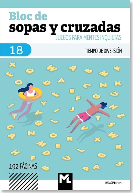 Portada de Bloc de sopas y cruzadas 18