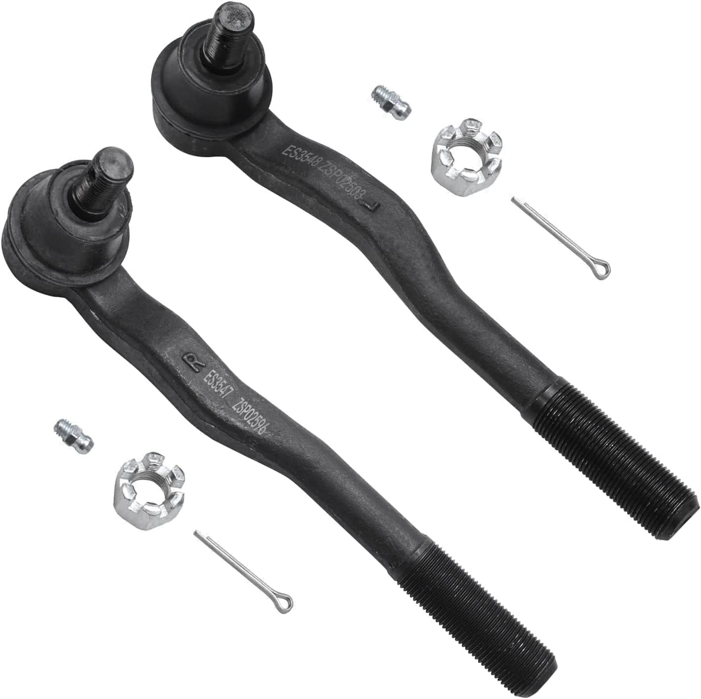 Detroit Axle - Front 12pc Suspension Kit for 1996-2002 Toyota 4Runner 1997 1998 1999 2000 2001, 4 Upper & Lower Ball Joints, 4 Inner & Outer Tie Rods, 2 Sway Bar Links, 2 Boots, Replacement