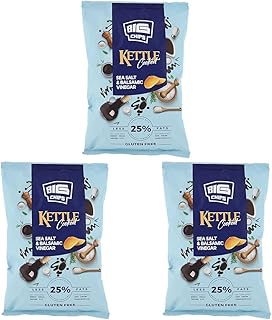 رقائق بيج شيبس بريميوم بنكهة الملح والخل - 39 إلى 49 جرام (عبوة من 3 )