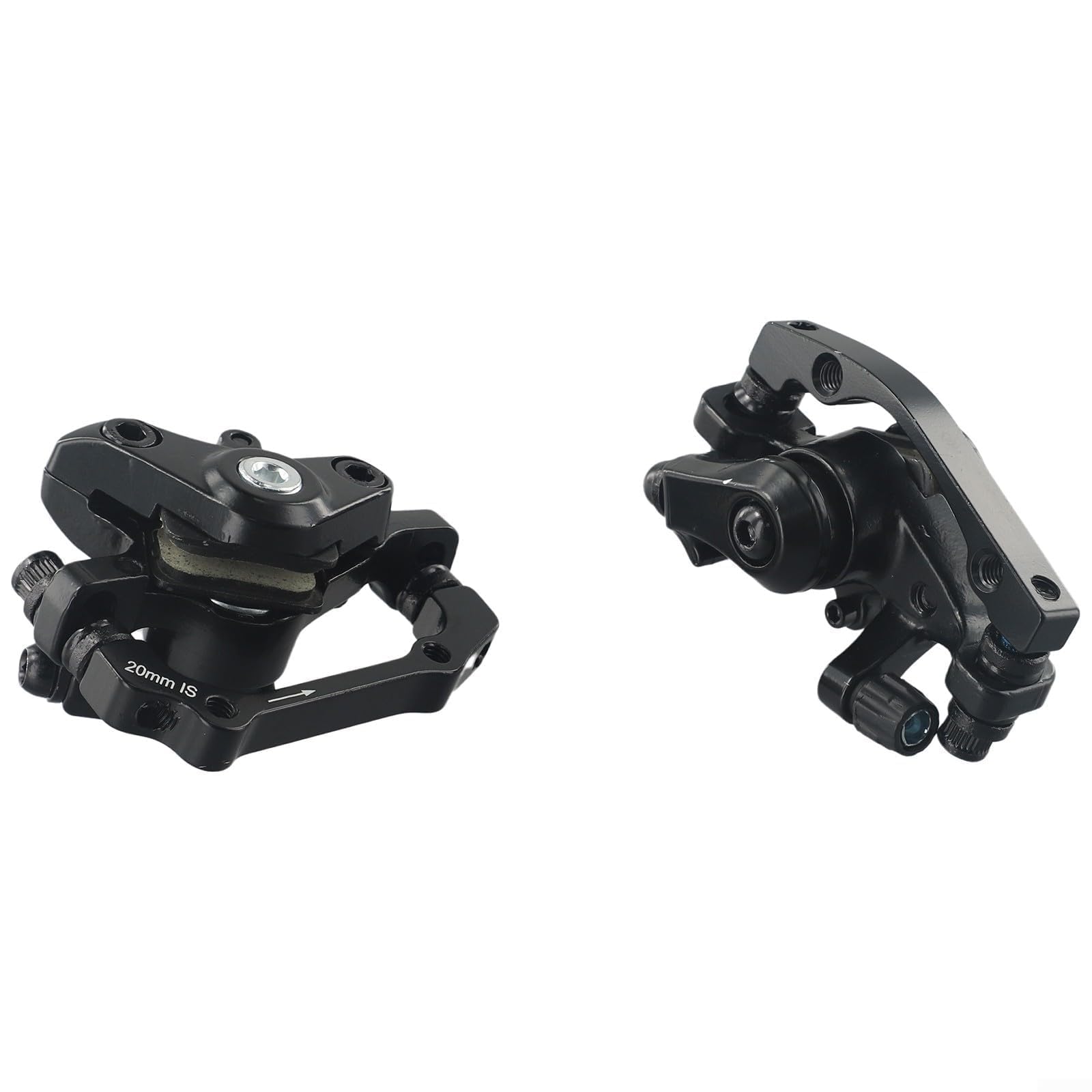 Frenos de disco mecánicos para mejorar el freno de bicicleta de montaña, configuración completa delantera y trasera con rotores de 160 mm