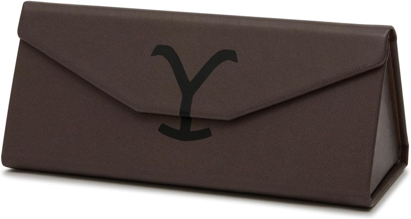 DIFF Yellowstone Sunglasses Rip Wheeler Designer Oversized Navigator Sunglasses for Men and Women UV400 Polarized Protection, Western Gold + Marbled Brown w/Bold Brown - Image 8