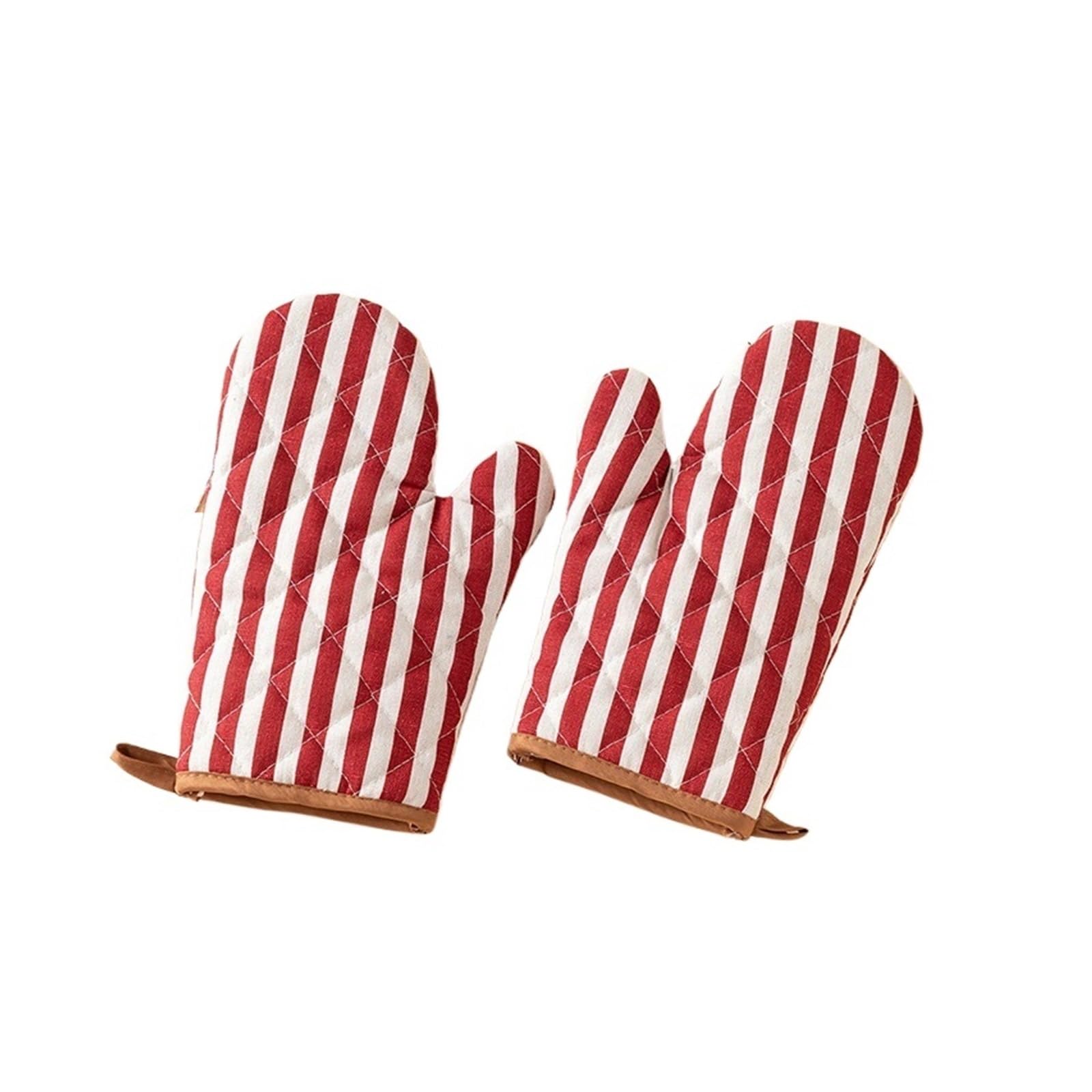 Oven Gloves 1pcs Thickened Oven Gloves Set Anti-scalding, Simple Cotton And Hemp, Microwave Glove, Baking, Cooking, Kitchen Tool(Style 03)