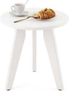 HDPE White Round Outdoor Table image