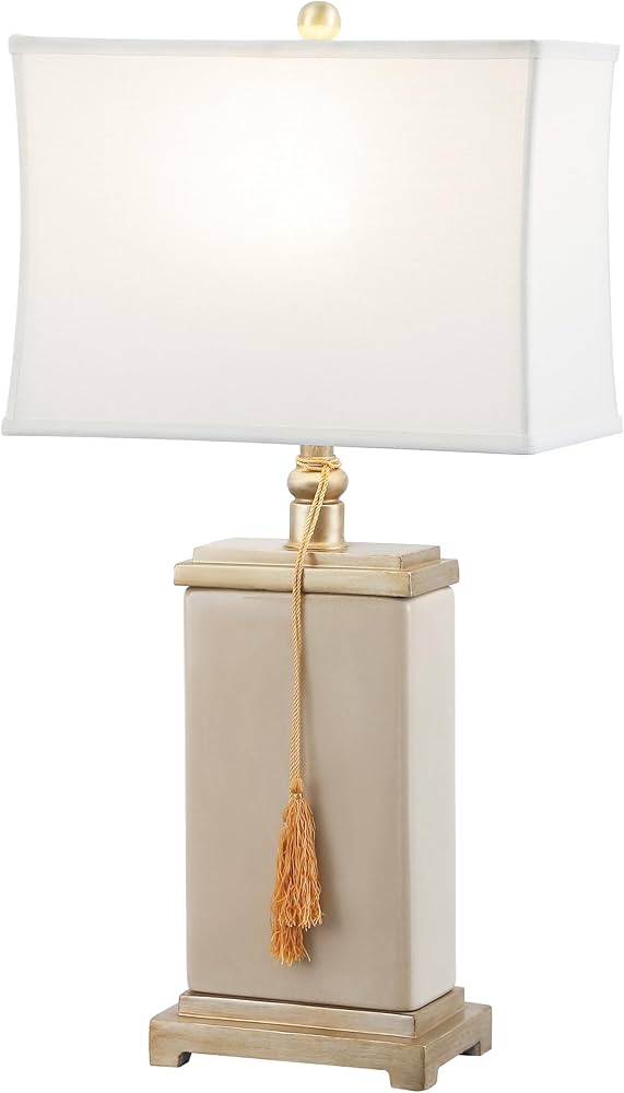 Amazon.com: SAFAVIEH Lighting Collection Amiliana Cream Tassel 30