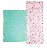 Stephen Joseph, Toddler All Over Print Nap Mat with Soft Blanket and Removable Pillow for Boys & Girls, Kids Sleeping Bag for Elementary, Daycare, Preschool with Carry Handle