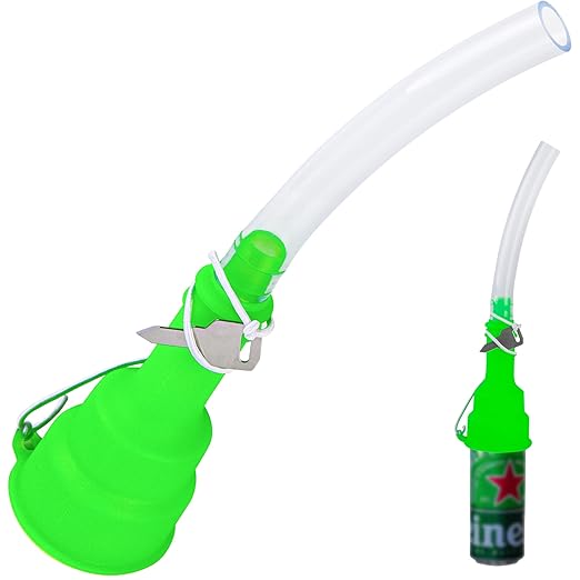 Portable Beer Funnel, Beer Snorkel, Beer Bong, Shotgun