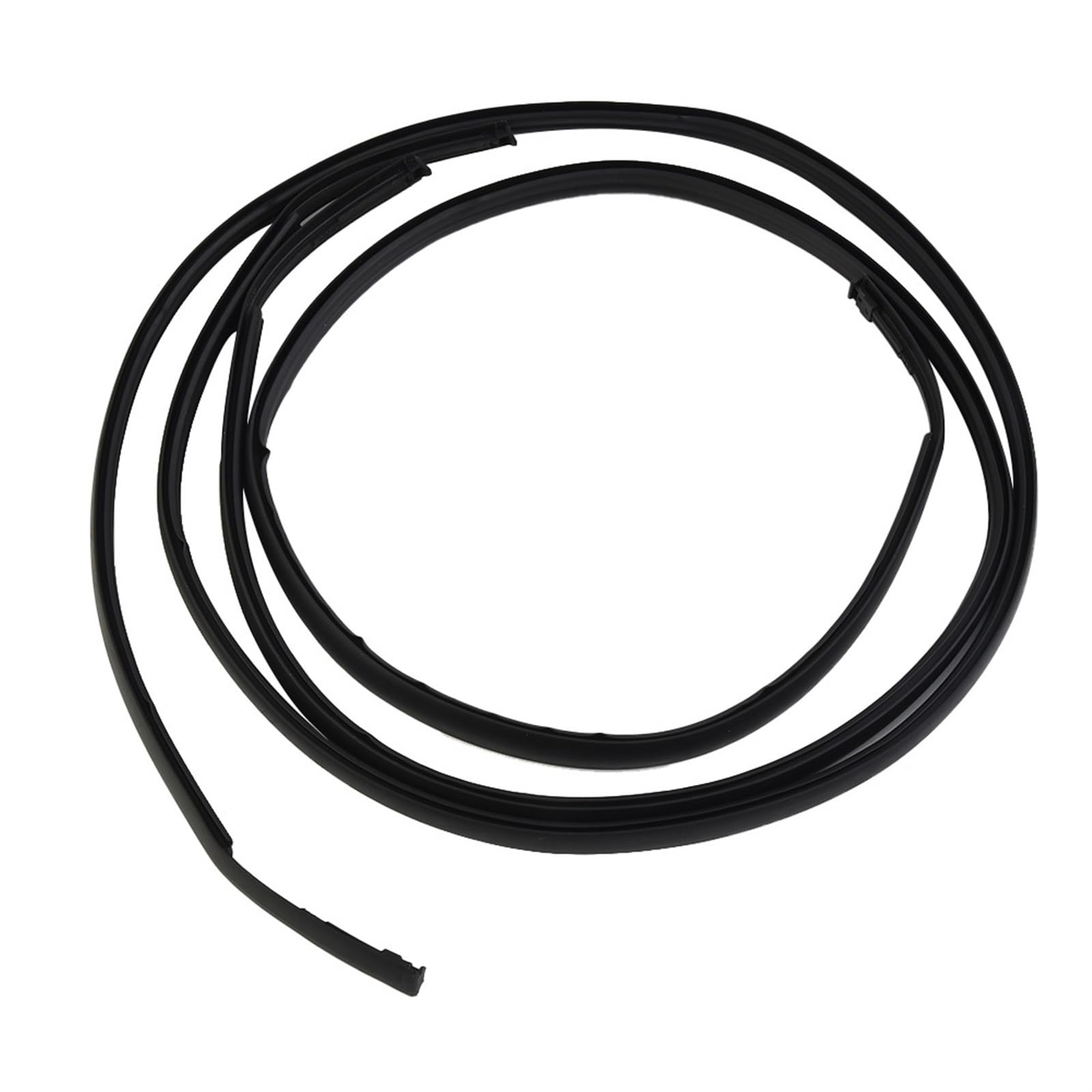 WASHLA 2pcs Tetto gocciolatoio Modanatura Laterale Striscia di Finitura 7555152130 Compatibile con Toyota for Yaris Hatchback 2007-2011 Accessorio for Auto di Ricambio