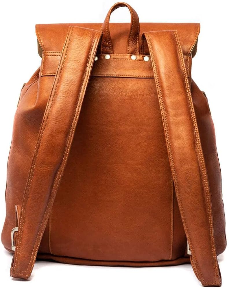 Amazon.com | Piel Leather Large Buckle-Flap Backpack  display picture 2