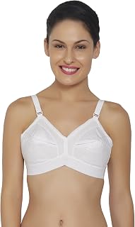 Libertina - Dolcevita Cotton Straps White Colour Non Padded Comfortable, Skin Friendly Regular Women Cotton Bra Pack of 1... Price In India