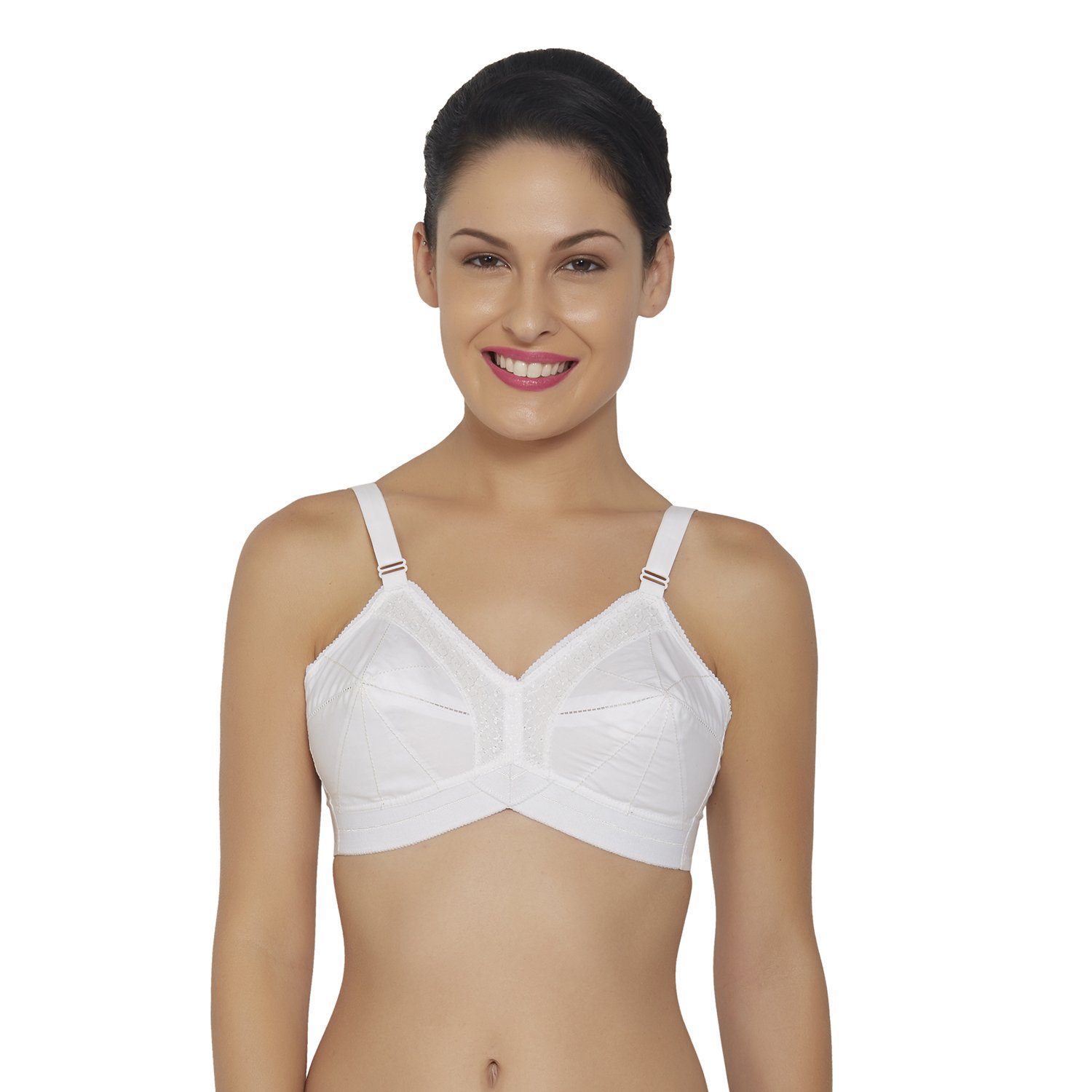 Libertina - Dolcevita Cotton Straps White Colour Non Padded Comfortable, Skin Friendly Regular Women Cotton Bra Pack of 1... - Review, Price and Buying Guide