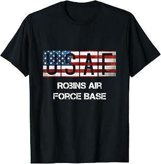 Robins Air Force Base Distressed T-Shirt