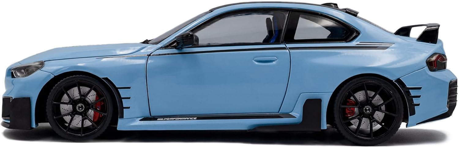 Solido 1:18 Scale BMW M2 (G87) Performance Parts Zandvoort Blue 2024 Diecast Model Car S1812901