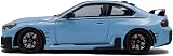 Solido BMW M2 G87 Model Car 1:18 Sport Coupe Zandvoort Blue - 5