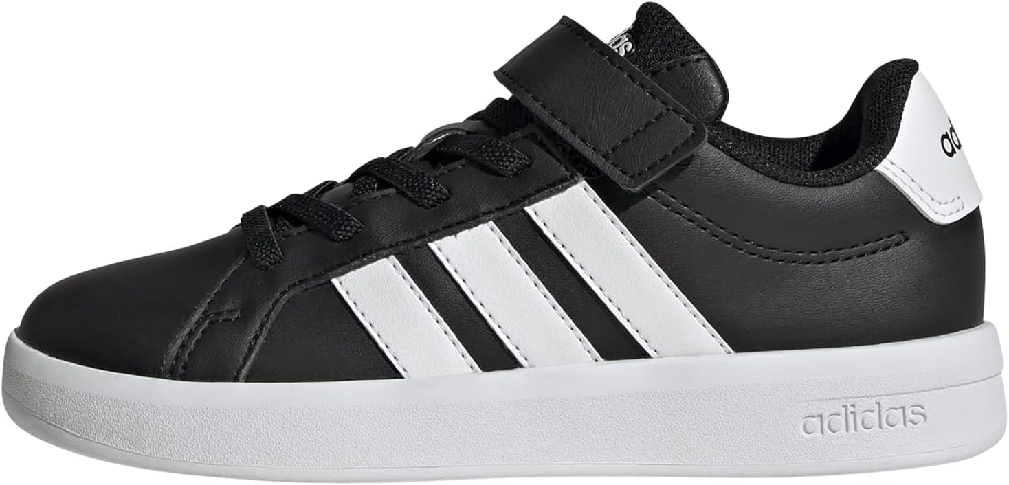adidas Baby-Boys Grand Court 3.0 Elastic Lace & Strap
