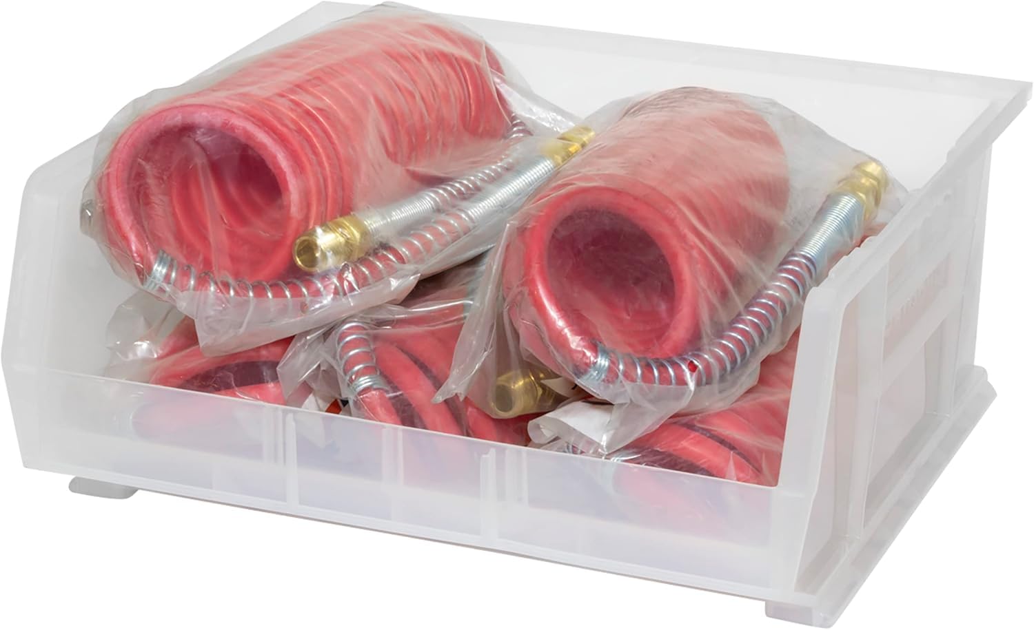 Akro-mils 30250 38,1 cm par 40,6 cm par 17,8 cm de rangement en plastique empilables à suspendre Akro Poubelle, Berry, 6-pack, 30250SCLAR