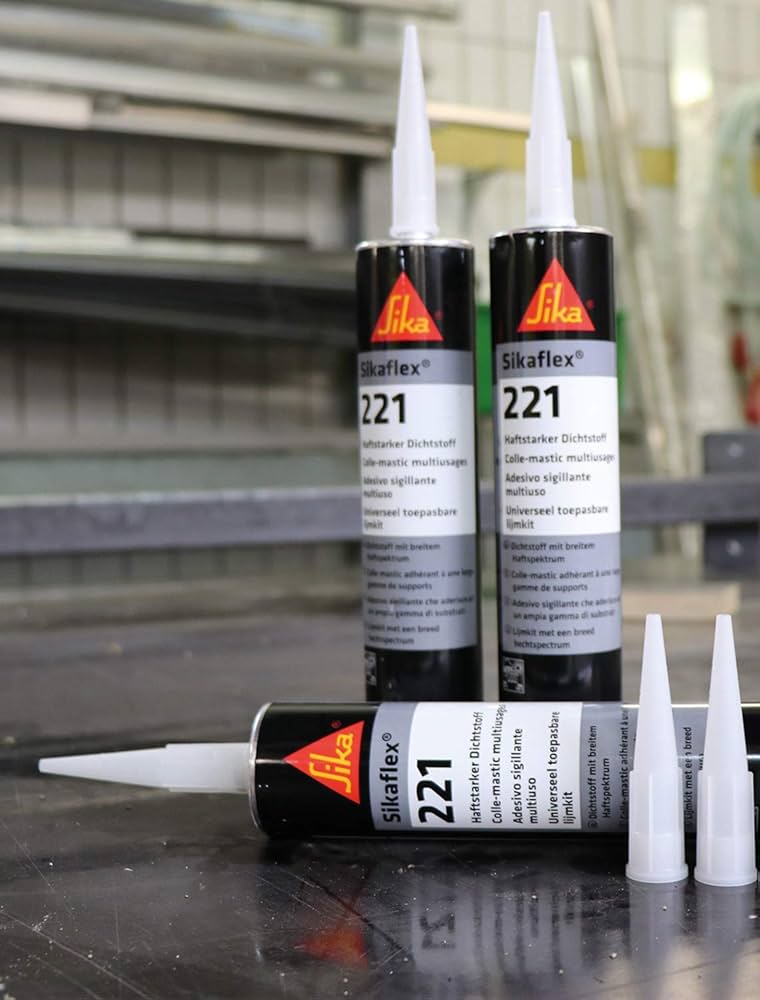 Sikaflex-221 Grigio Acciaio, Cartuccia Da 300 Ml, Sigillante - Foto 7