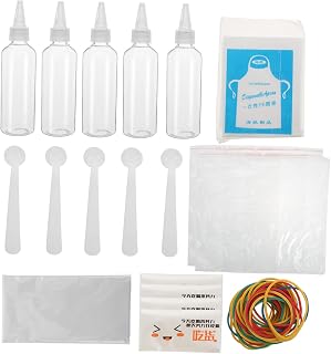 ULDIGI 1set Practical Tie-dye Kit Disposable Gloves Plastic Bags and Tools for Home Crafts for Boys and and Imagination