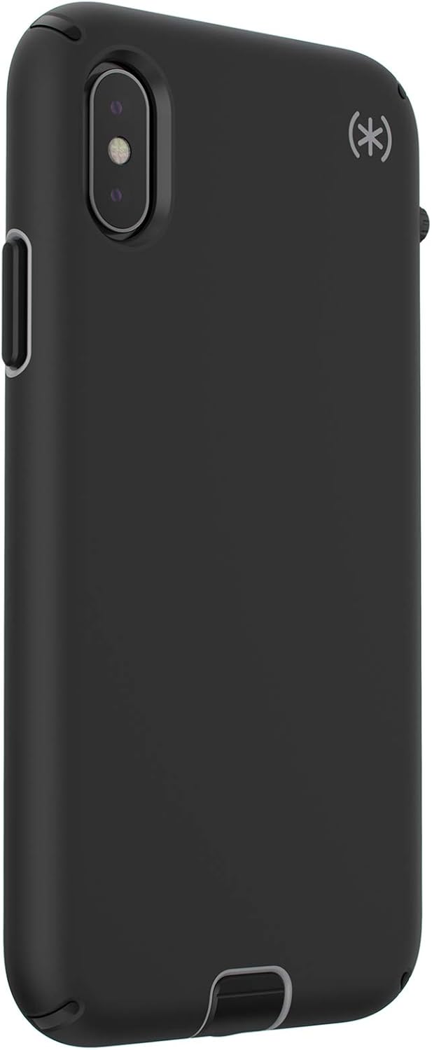 Speck Products Compatible Phone Case for Apple iPhone Xs Max, Presidio Sport Case, Black/Gunmetal Grey/Black