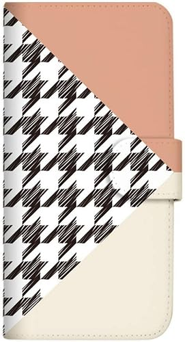 mitas iPhone 12 Pro Case, Notebook Type, Houndstooth Pattern, Bi-Color B (489) SC-2361-B/iPhone 12 Pro