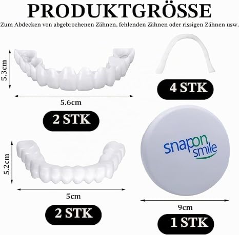 Set of 4 tooth panels for attaching teeth for attaching dentures for attaching veneers teeth for attaching teeth for attaching teeth for attaching dentures for attaching