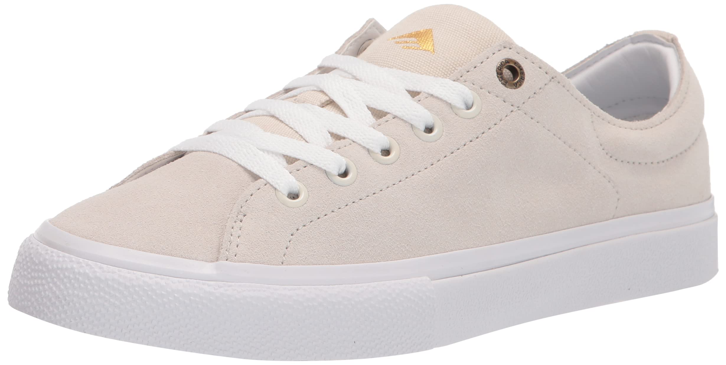 Emerica Men's Omen Low Top Skate Shoe, White, 14