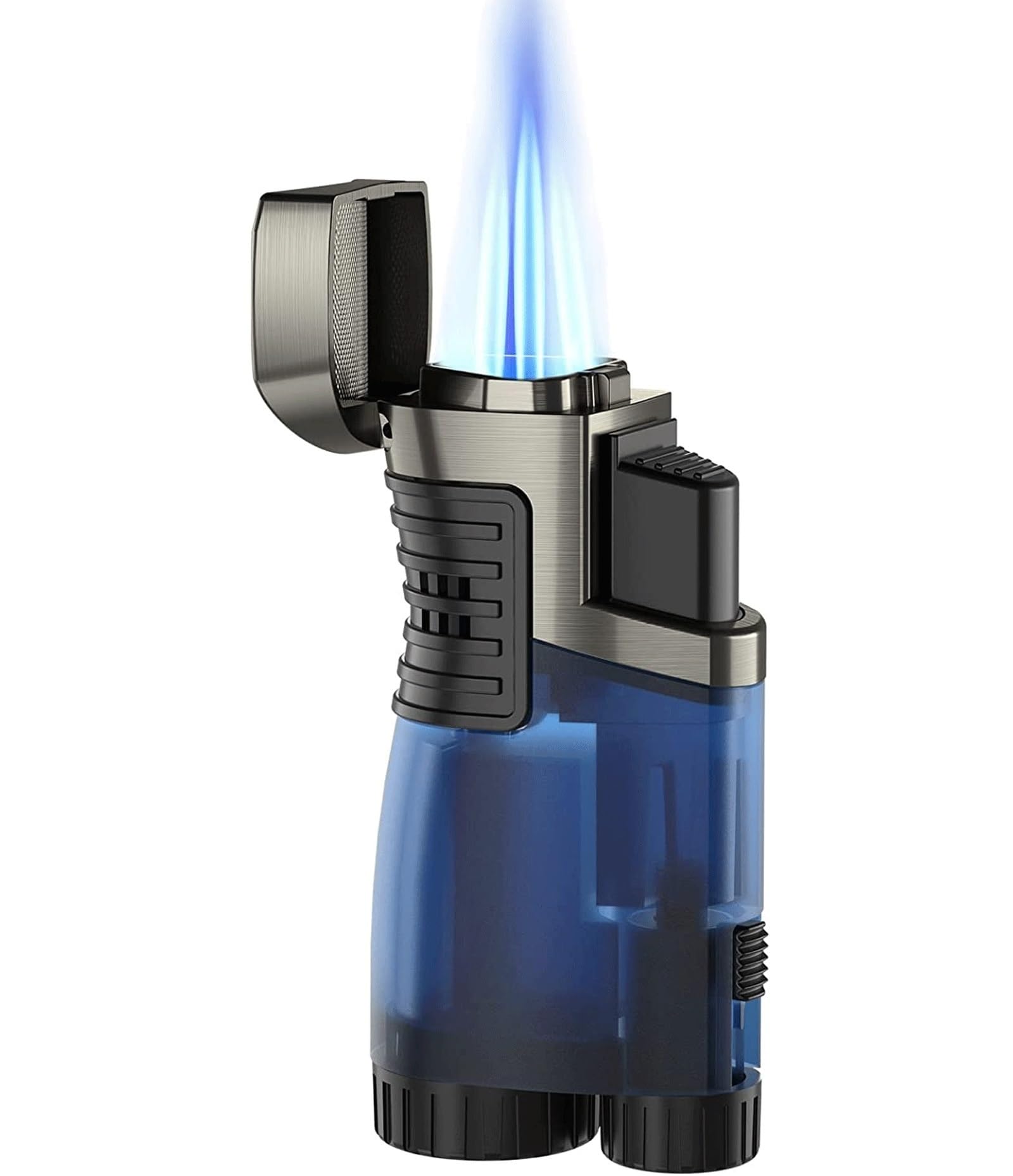 VIPAVA Jet-Dreiflammenfeuerzeug Winddicht - Metall Butanfeuerzeug Für Zigarren