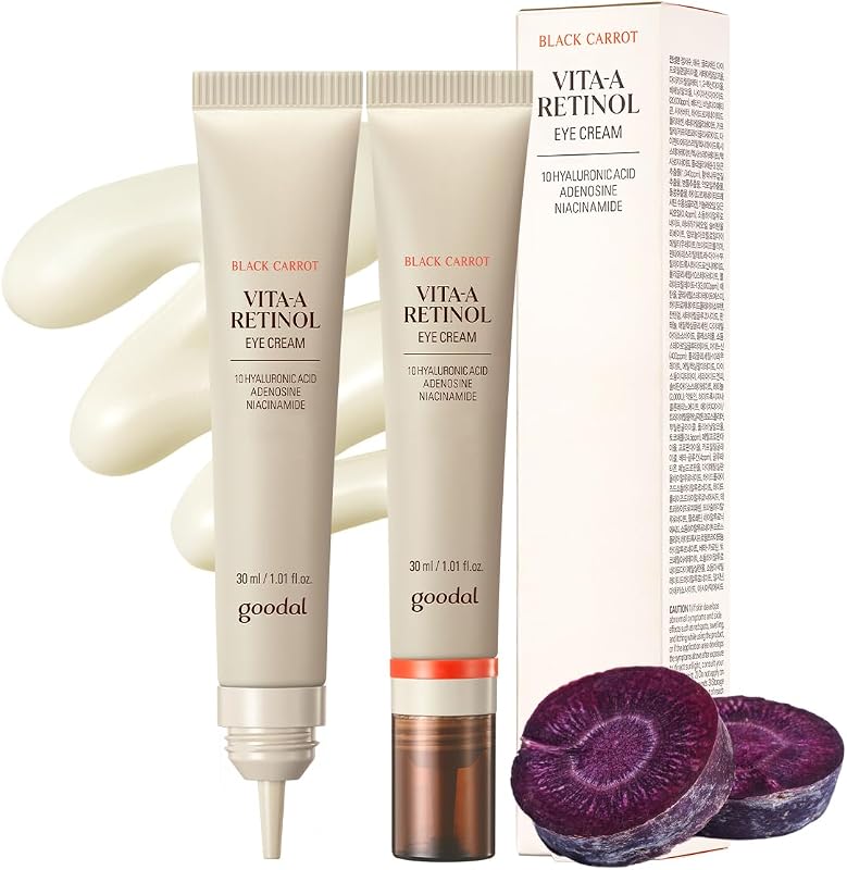 Creme para a região dos olhos GOODAL Black Carrot Vita-A com retinol
