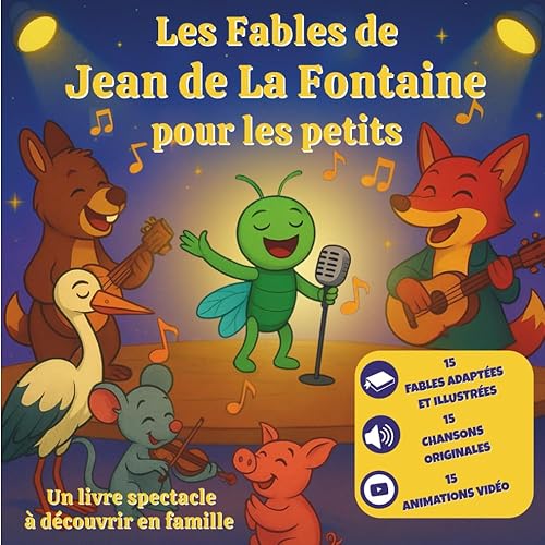 LES FABLES DE JEAN DE LA FONTAINE POUR LES PETITS:
