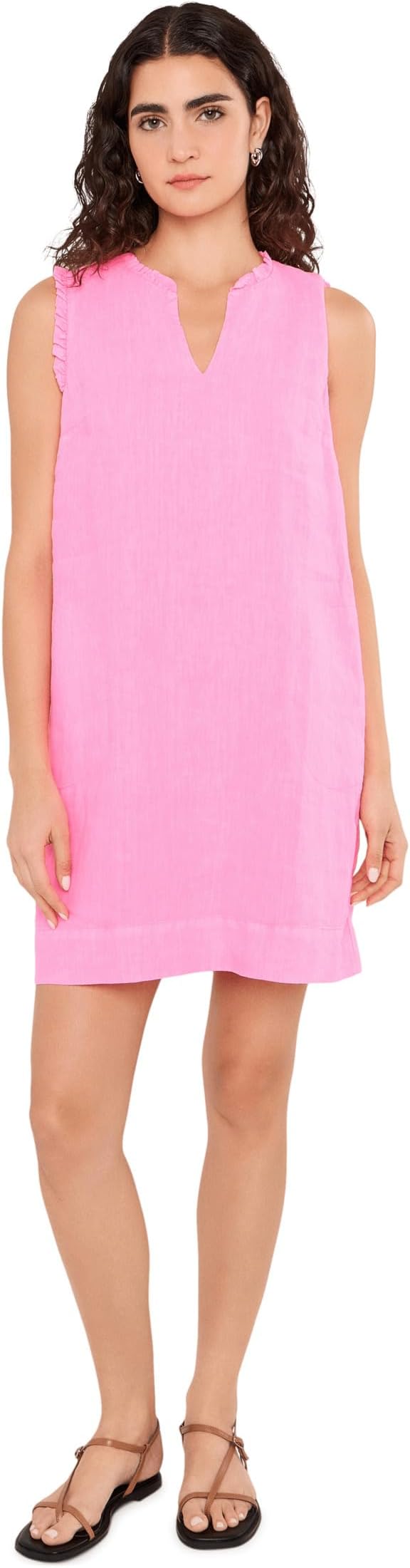 Женское платье Lilly Pulitzer Kavalla Linen, цвет: Розовый — фото 3