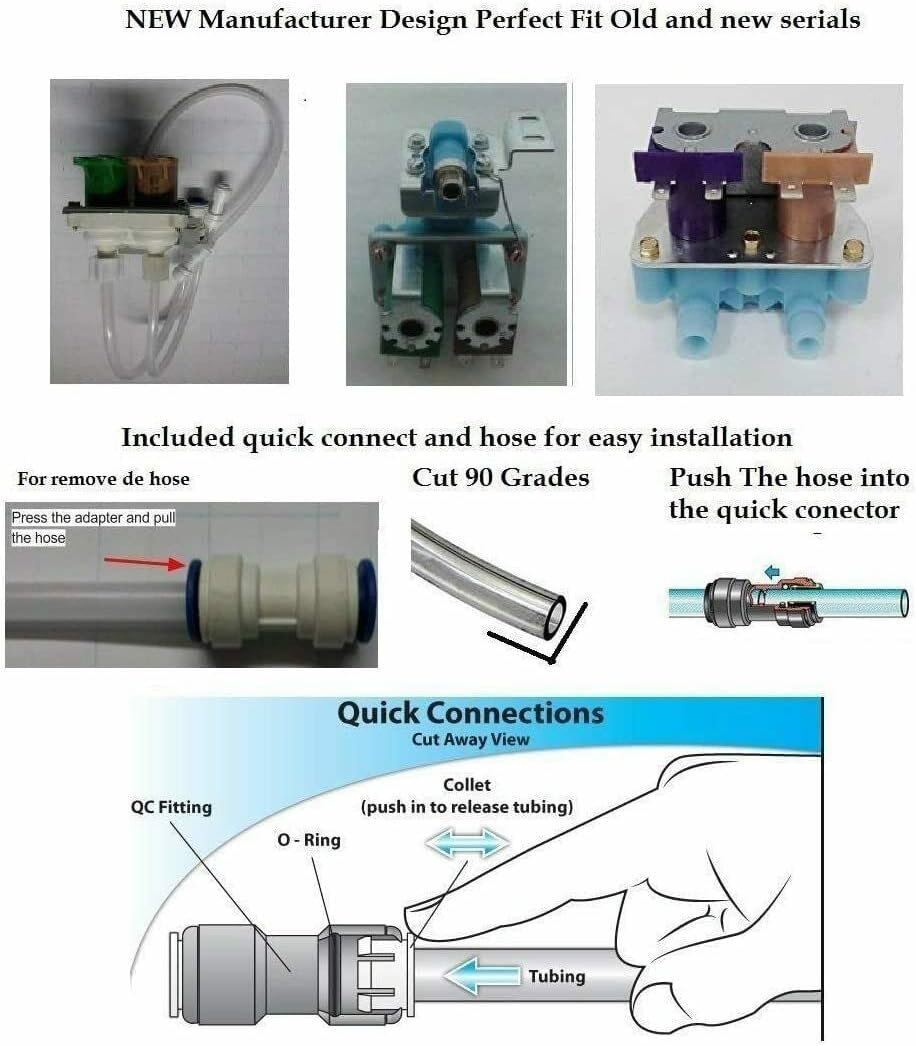 GLOB PRO SOLUTIONS 2199838 CKD2062 Refrigerator Water Valve fits old, = 2199838, Model X72