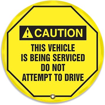 AccuformNMC Steering Wheel Lockout Cover, 24" Diameter, Made in the USA