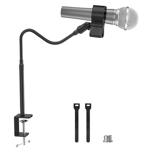 ZealSound 19-Inch Gooseneck Mic Stand