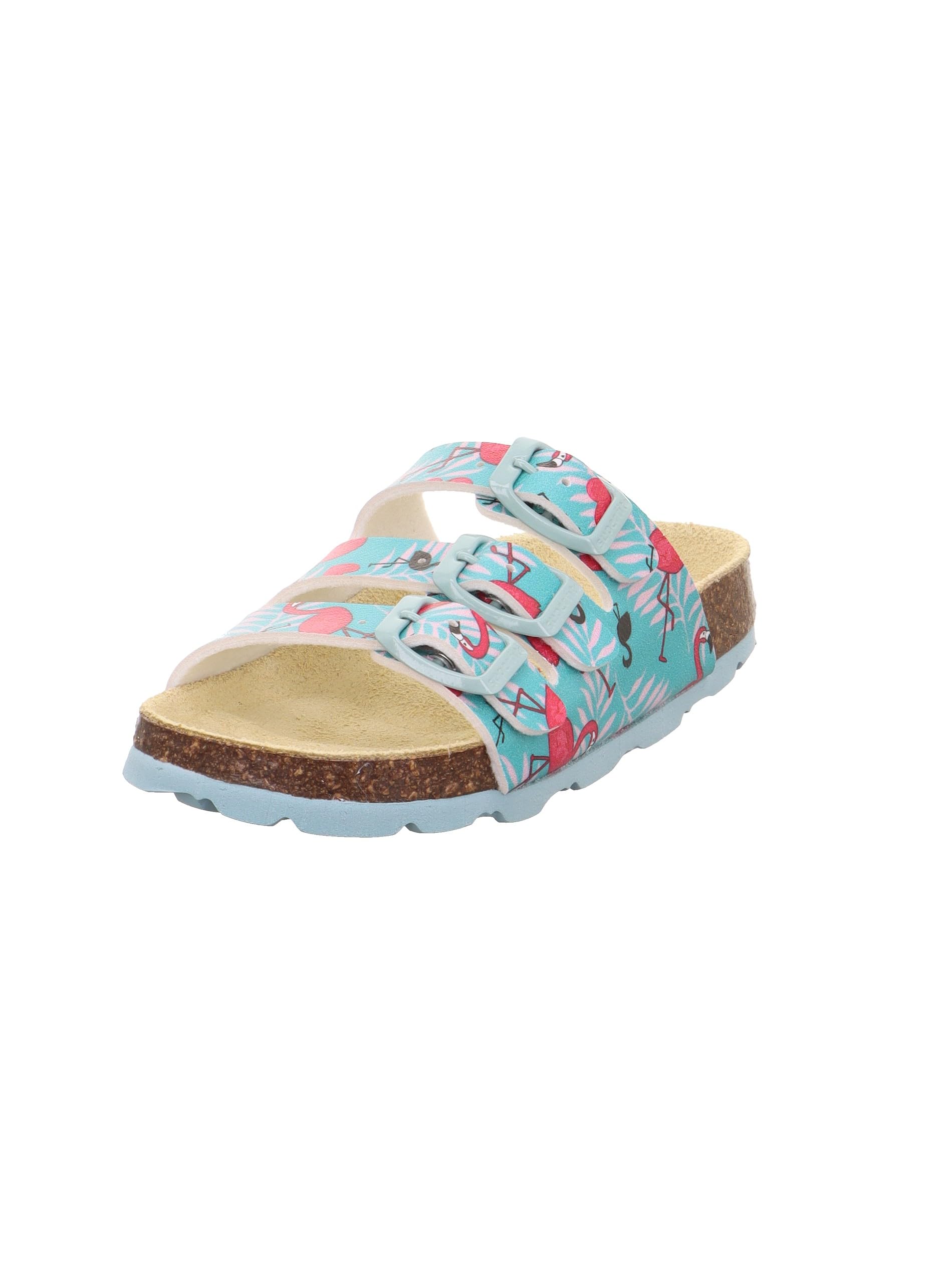Superfit Footbed Slippers, Turquoise/Pink 7510, EU 41, Turquoise Pink 7510, 41 EU