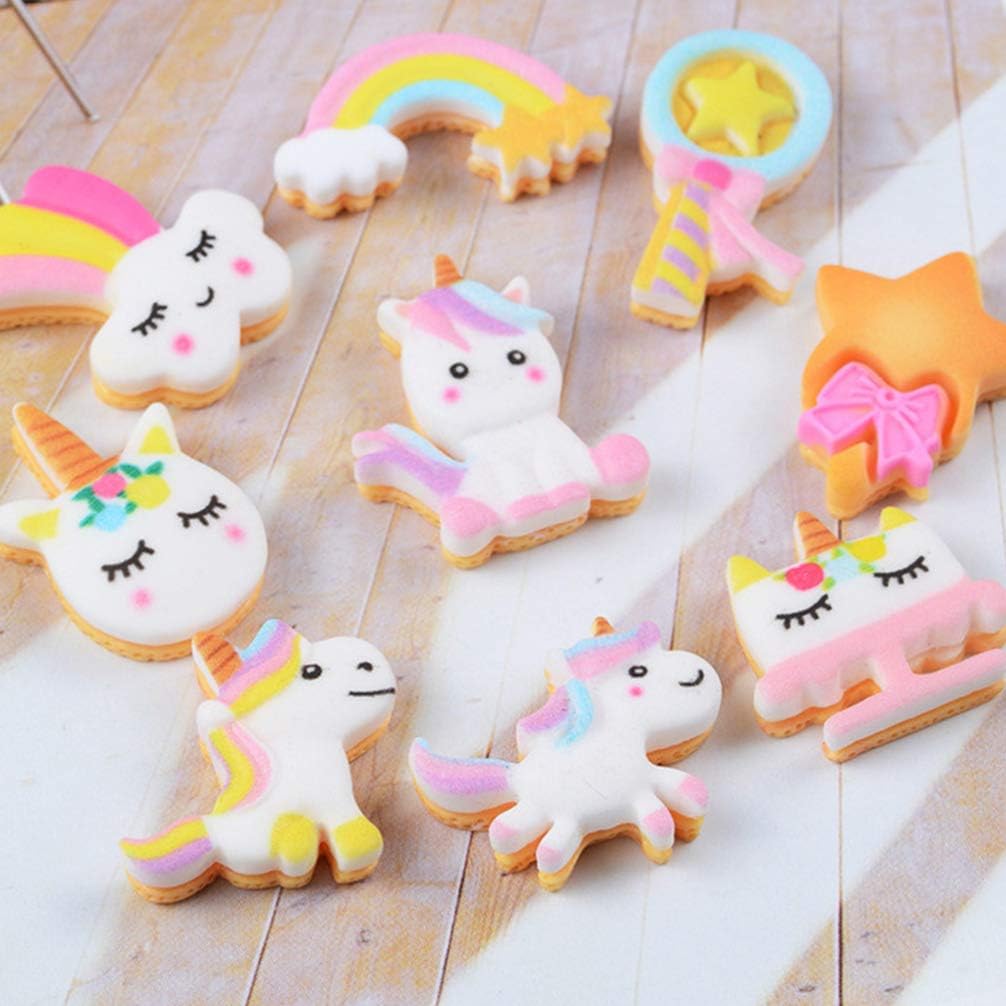 EXCEART 50PCS Slime Charms Set Slime Beads Resin Flatback Charms Craft Buttons for Handcraft Accessories Scrapbooking Phone Case Decor image 3