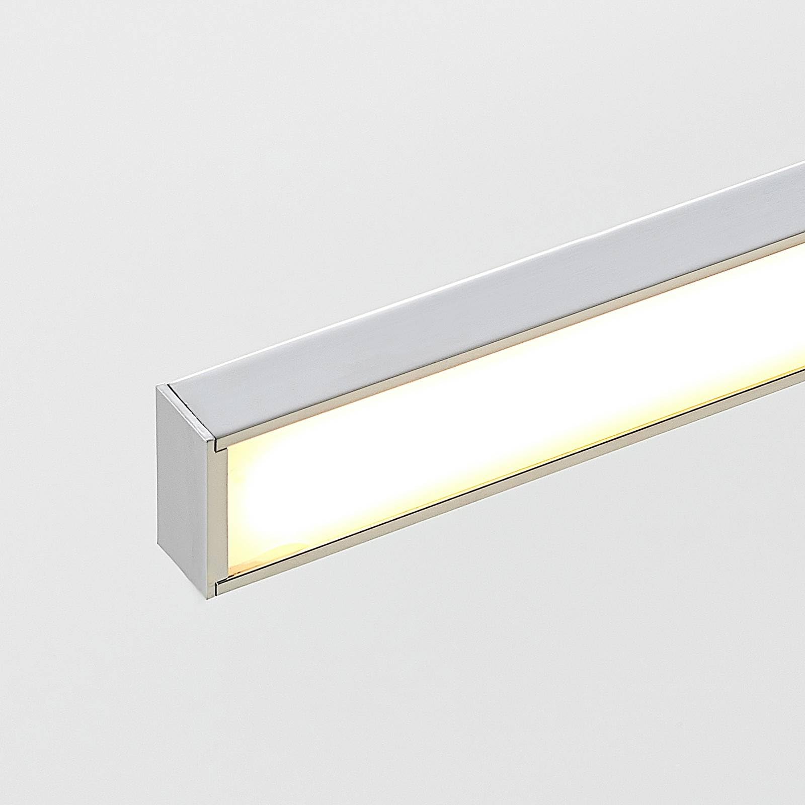 Lindby Bombillas LED aplique de pared interior en blanco, cromo, lámpara | iluminación de pared, moderno, 3000 k blanco cálido, de aluminio, luz de espejo para cuarto de baño, pasillo