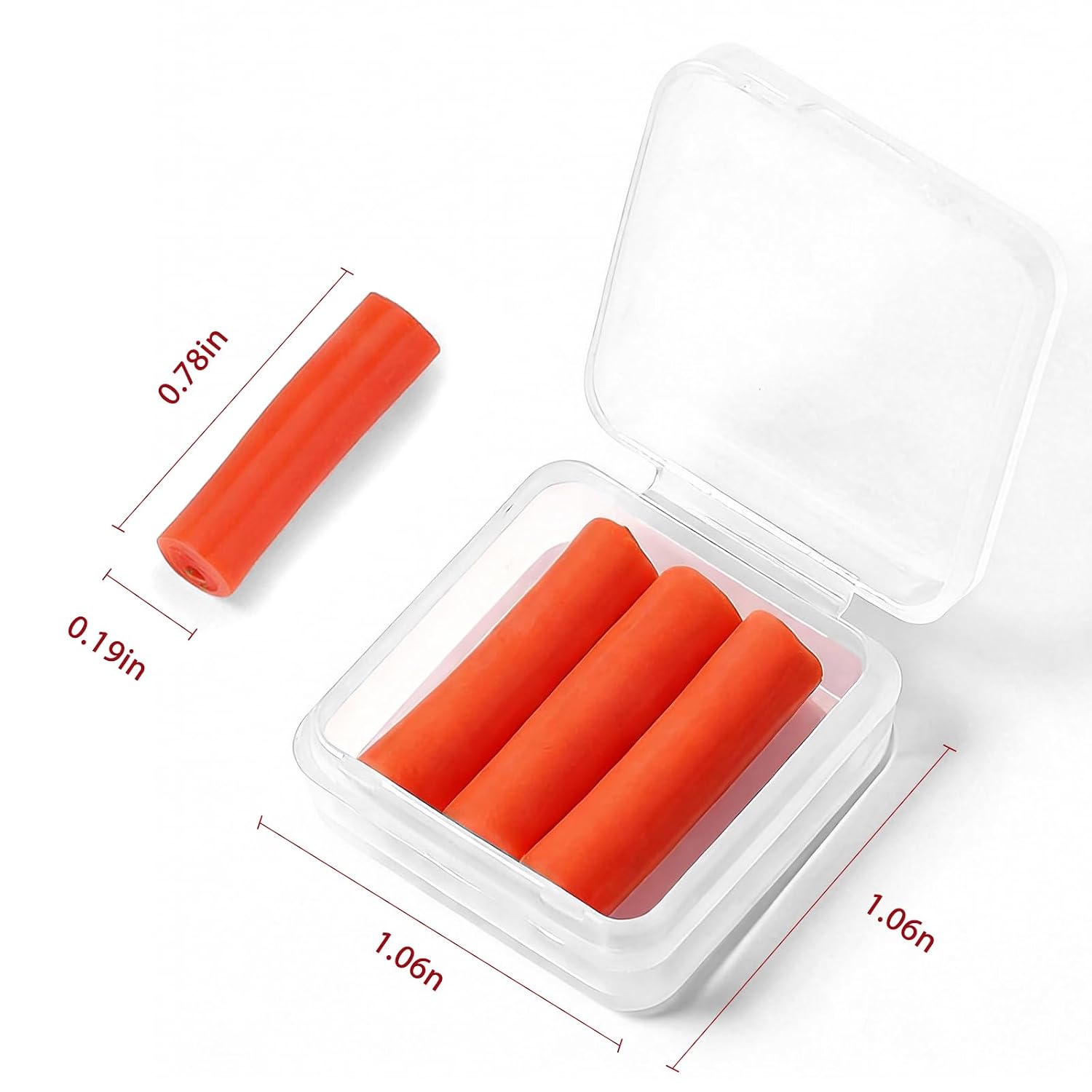 WOKOTO 4 Pack Diamond Art Wax Refill Kit - Red Wax Clay with Storage Boxes, for Refillable Rhinestone Picker Drill Pens Tools, Nail Art Diamond Painting & 3D Embroidery Crafts Accessories image 2
