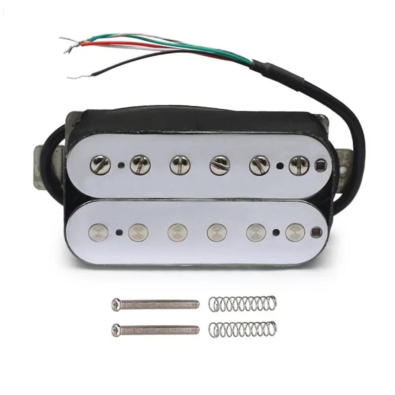 Przetworniki do gitary elektrycznej Alnico 5 Gitara Elektryczna Humbucker Pickup 4-rdzeniowy Cewka Rozdzielająca Podwójna Cewka Pickup Alnico V Części Do Gitary Chrome(B)