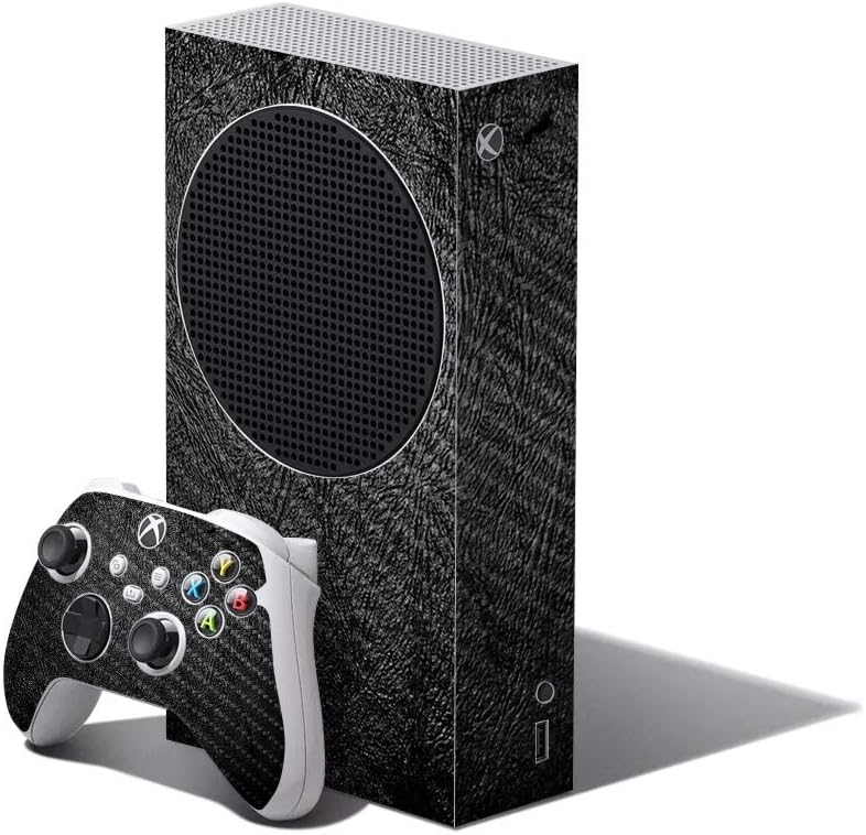 MightySkins Carbon Fiber Skin Compatible with Xbox Series S Bundle - Black Hills | Protective, Durable Textured Carbon Fiber Finish | Easy to Apply and Change Styles | Made in The USA