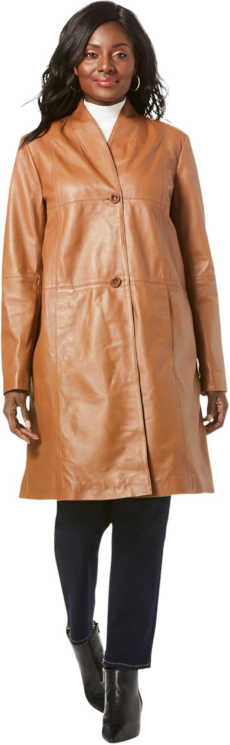 leather swing jacket